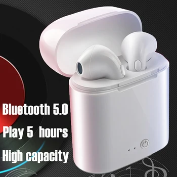 Original i7s i12 Tws Fones de ouvido Estéreo 5.0 Fones de ouvido Bluetooth sem Fio fones de ouvido Fones de ouvido Fone de ouvido Com Caixa-carregador
