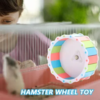 Jogging Hamster Executando O Esporte Roda De Hamster Exercício Roda Silencioso Rotatória Executar O Disco De Estimação Pequenos Animais Brinquedos Engraçados