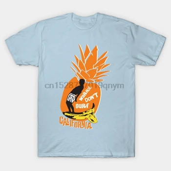 Homens tshirt Warhol não de surf da Califórnia Arte Pop Estilo T-Shirt Impresso T-Shirt tees topo