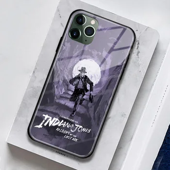 Indiana Jones poster do filme de silicone macio de vidro temperado Para iPhone SE 6 6 7 8 Plus X XR XS 11 Pro Max tampa da caixa do telefone shell