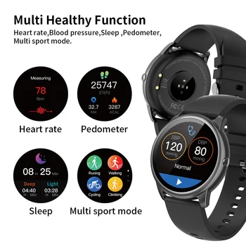 R7 Smart Watch Mulheres Impermeável de Fitness 2021 Bluetooth Chamar os Homens de 1,28 polegadas Smartwatch Assistir a Xiaomi Mi para Android da Huawei