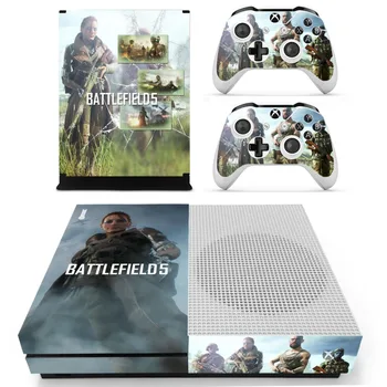 Jogo Battlefield 5 V Adesivo de Pele de Decalque Para Xbox One S de Console e Controladores para Um Xbox Slim Pele Adesivos de Vinil