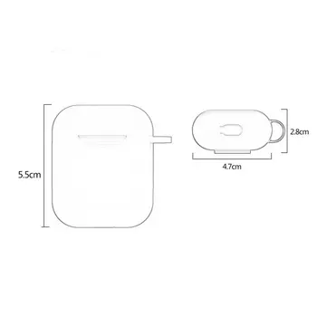 Bluetooth Sem Fio Do Fone De Ouvido Case Para Apple AirPods De Silicone De Carregamento Fones De Ouvido Casos De Airpods Caixa-Carregador Capa Protetora