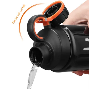 Grande Capacidade Portátil Esporte Garrafa de Água Com Filtro de Aço Inoxidável de Ginásio de Esportes em Shaker Garrafa de Bebida BPA Livre
