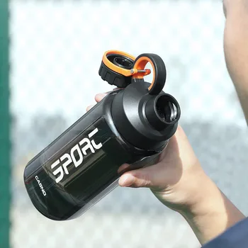 Grande Capacidade Portátil Esporte Garrafa de Água Com Filtro de Aço Inoxidável de Ginásio de Esportes em Shaker Garrafa de Bebida BPA Livre