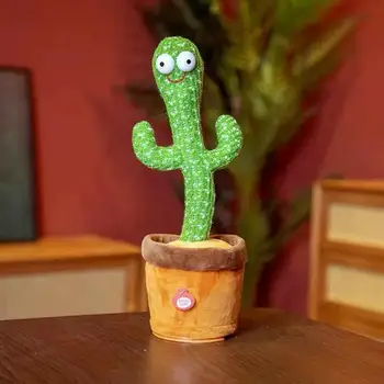 Cactus Brinquedos De Pelúcia, Brinquedos Eletrônicos Shake Brinquedo Da Dança Com A Música De Pelúcia Fofo Dançando Cacto Educação Infantil Brinquedo Para Crianças
