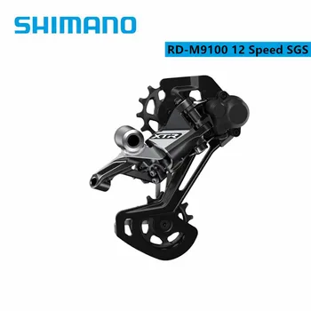 Shimano XTR M9100 12 Velocidade Shifter Desviador Traseiro Cassete Cadeia de Transmissão SL+RD+CS+CN Para MTB Bicicleta de Montanha