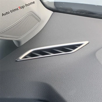 Acessórios de Aço inoxidável apoio de Braço Janela de Elevação Botão de Ar / AC Vent Tomada Tampa de acabamento Para VW Volkswagen Golf 8 MK8 2020 2021