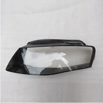 Para audi A4 B8 farol tampa transparente lentes de farol Frente a iluminação do abajur de iluminação tampa de plástico 2008-2012