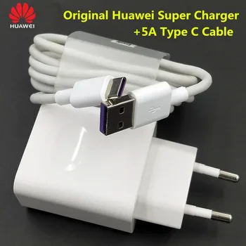 Huawei Nova 5T 5V 4.5 UM Super Charge na Parede Carregador Rápido USB Tipo C Cabo Para o P20 P30 P40 Mate 9 10 20 RS 30 Pro Honra De 20 V10 V20