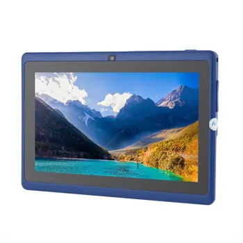 7 Polegadas Remodelado Q88 Quad-core, Wifi Tablet de Sete polegadas USB Fonte de Alimentação 512 MB+4GB Durável, Prático Tablet Azul