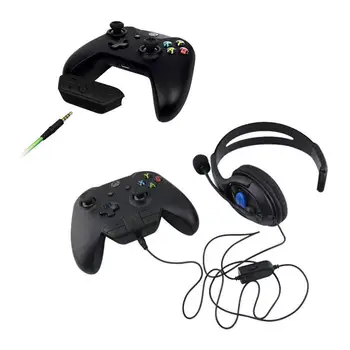 Universal de 3,5 mm de Áudio Estéreo de Fone de ouvido Fone de ouvido Mic USB, Conversor Adaptador para o Microsoft XBoxOne Wireless Controlador de Jogos