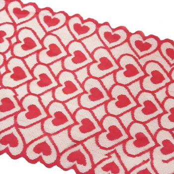 Tabela Corredores Vermelho Laço De Amor Toalha De Mesa Em Forma De Coração Tabela Bandeira Festa De Casamento, Decoração De Mesa De Pano