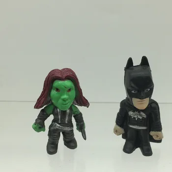18pcs/set Marvel Vingador PVC Figuras de Ação dos desenhos animados do homem-Aranha Ironman Capitão América Modelo de Brinquedos do Batman, Hulk, Thor Figura Brinquedos