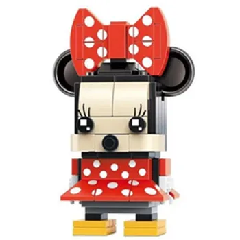 Novo Disney Anime, Filme Clássico dos desenhos animados do Rato de Minnie do Mickey de Caracteres Criativo Blocos de Construção DIY Modelo de Brinquedos para Crianças de Presente de Criança