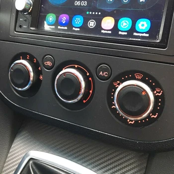3pcs 4 Cores Aquecedor do Carro Botões de Controle AC Botão de Calor de Ar Condicionado Interruptor de Controle de Acessórios Adequados Para a Ford Para o Foco