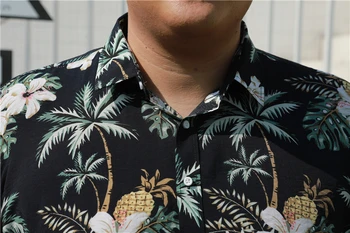 5XL 6XL 7XL 8XL Homens Verão Havaianas Floral Camisas de 2021 Verão, a chegada dos Novos Homens da Praça de Gola de Camisas Casuais Roupas da Marca