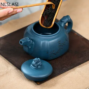 Chinês Yixing chá de panela roxo filtro de barro, bules de chá feito a mão da beleza chaleira cerimônia do Chá presentes Personalizados Autêntica 270ml