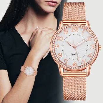 Relógio de quartzo Mulheres de Moda Design Simples Relógios de Senhoras da Liga de Discagem de Pulso relojes para mujer zegarek damski envio gratis