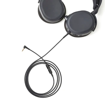 Áudio flexível Substituição do Cabo do Fone de ouvido para Arctis 3/5/7 Pro Stereo Gaming Headset Equipamentos Portáteis