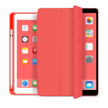 Para o iPad Ar 4 Case para iPad Pro 11 2020 2018 Caso para o iPad Novo Ar 10.9 2020 Caso com porta-Lápis de Caso para o iPad 8 10.2