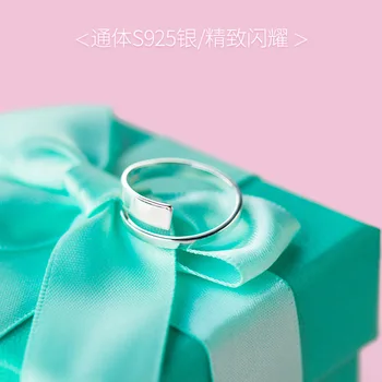 Nova Cor de Prata Aberto Redondo Anéis da Cadeia para as Mulheres Ajustável de Tamanho de Anéis de Moda, de Jóias de Casamento Anillos Mujer 2021