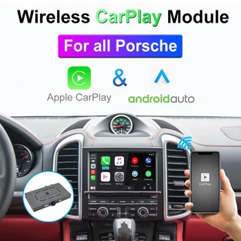 Sem fio Apple Carplay Para o Porsche 911 Bosxter Cayman Mundo Cayenne, Panamera PCM3.1 CDR3.1 PCM4.0 Android Automática Do Módulo De Interface