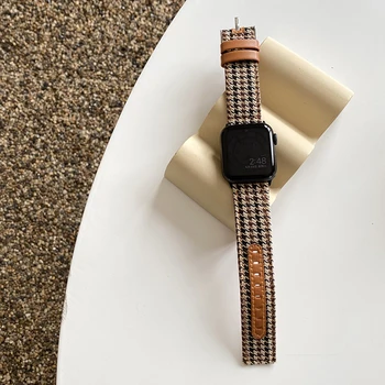 Lona de Nylon Watchbands Para a Apple Assistir 6 Banda 44mm SE Alça de 40mm Bracelete Para o iWatch Série 5 4 Applewatch 3 42mm 38mm Tecido