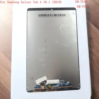 Para Samsung Galaxy Tab de Um ecrã de 10.1 (2019) t515 t510 SM-t510 SM-pt515 Tela Lcd+Touch Vidro do Digitalizador, Juntos, o Conjunto Completo