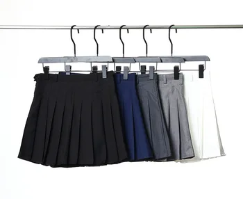 2021 Verão Luxurt Saia Mulheres Casual Mini Vestido Casual Curto Festa De Moda De Roupas De Design Coreano Listrado Anti-Exaustão