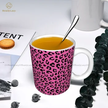 Leopard Caneca Atacado Engraçado Caneca De Cerâmica, Copos De Café