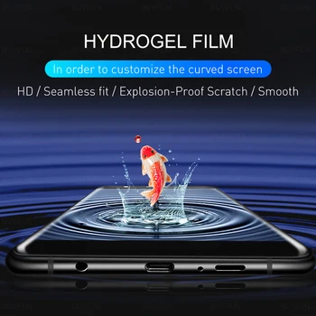 2em1 Tela de Hidrogel Filme Para o Xiaomi Mi 9 SE Pro Mi9 Lite Redmi 9T 9A 9C Câmara Protetor de Lente de Proteção em Vidro Temperado