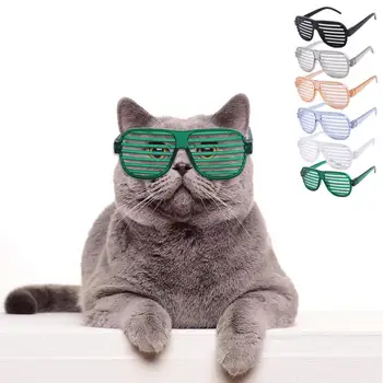 Lindo Gato de Estimação Óculos animal de Estimação Óculos Obturadores de Design Decorativo Elegante Óculos de sol de Fotografia Prop para o Partido Gato Acessórios