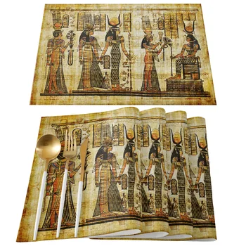 O Egito Antigo Retro Totem Mural Corredores De Mesa De Jantar, Cozinha, Toalhas De Mesa De Festa De Casamento Decoração Da Mesa Do Corredor Da Tabela