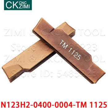 N123H2-0400-0004-TM 1125 N123H2 0400 0004 TM 1125 Fenda de Corte de Pastilhas de metal duro Ferramentas de Torneamento, Tornos CNC, ferramentas para a não-metálicos