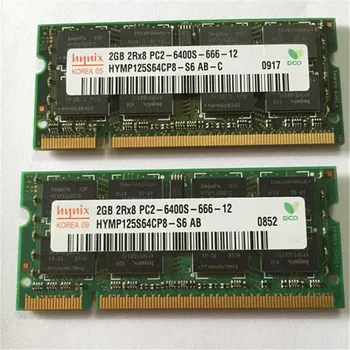Para o Portátil Hynix ddr2 2gb 800MHz memória RAM de 2GB 2Rx8 PC2-6400-666-12 de Memória CARNEIROS DDR2 800MHz 2GB