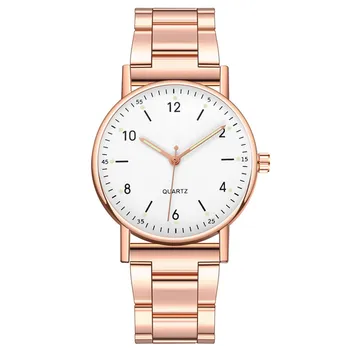 часы Novo Dames Horloge Senhoras High-end Relógio de Quartzo do Aço Inoxidável Mostrador Luminoso de Lazer Assistir Relojes Para Mujer Montre Femme