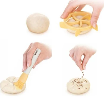 1PCS Pão Molde Pratic em Forma de leque Pastelaria Massa de Pão Cookie Moldes utensílios de Cozinha