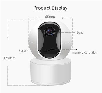 8MP 4 K Câmera IP AI Humanóide Detecion câmera de Segurança de Vigilância wi-Fi Câmera Monitor do Bebê sem Fio da Câmera PTZ Interior Mini Cam