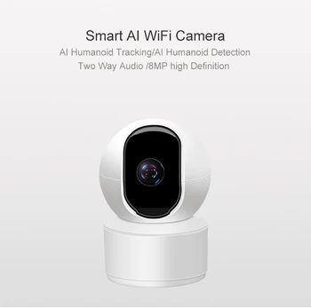 8MP 4 K Câmera IP AI Humanóide Detecion câmera de Segurança de Vigilância wi-Fi Câmera Monitor do Bebê sem Fio da Câmera PTZ Interior Mini Cam