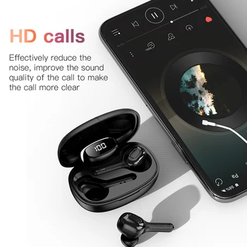 Tradução de Fones de ouvido com 80 languae TWS Bluetooth 5.0 sem Fio de fone de ouvido instantâneas, voz de Esportes Fone de ouvido Com caixa-carregador