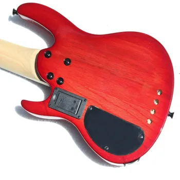 MiNi 4string ukulele baixo elétrico com a cor vermelha