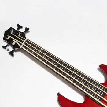 MiNi 4string ukulele baixo elétrico com a cor vermelha