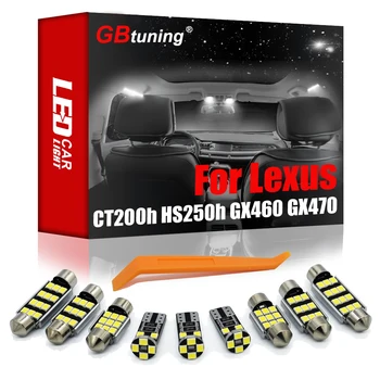 GBtuning Canbus Livre de erros LEVOU Para o Lexus CT200h HS250h GX GX460 GX470 Veículo Lâmpada de Carro do Tronco Interior da Lâmpada Acessórios Kit de Luz