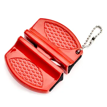 Mini Portátil do Seguro Faca Afiador de Ferramenta Para a Cozinha de Casa Fácil de Afiar Acampamento Bolso ABS Shell Afiador Ferramentas Exteriores
