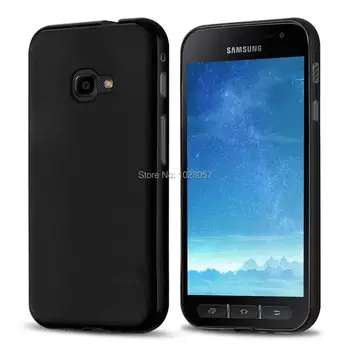 Para Samsung Galaxy Xcover 5 4 4S SM-G398FN 3-em-1 Preto Macio Caso com Preto Completo de Vidro Temperado para Galaxy Xcover 4 G390F SM-G