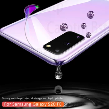 Protetor de tela Para Samsung Galaxy S20 FE S20 Fã Edição Completa Cobertura Suave Película Para Samsung s20fe S20 Lite Filme de Volta Não de Vidro