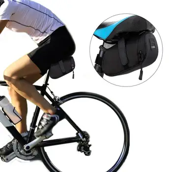 B-alma Portátil Moto coxim de Saco Impermeável Bicicleta Saddle Bag de Nylon de Bicicleta de Cauda Sacos Traseira Pannier Equipamento de Ciclismo