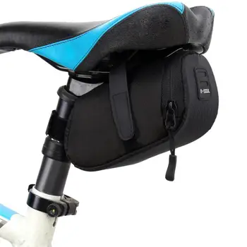 B-alma Portátil Moto coxim de Saco Impermeável Bicicleta Saddle Bag de Nylon de Bicicleta de Cauda Sacos Traseira Pannier Equipamento de Ciclismo
