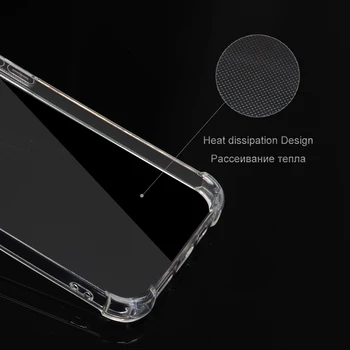 Para Huawei P Inteligente 2021 à prova de Choque HD Claro Transparente de Silicone TPU Macio Telefone de Volta Caso Capa Coque Funda
